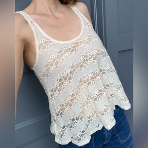 dELiA’s See-Through Tank Top | Small